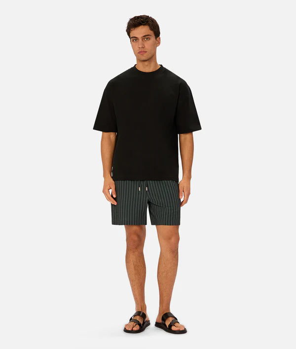 INDUSTRIE - The Berkeley Swim Short - Dark Teal / Arctic