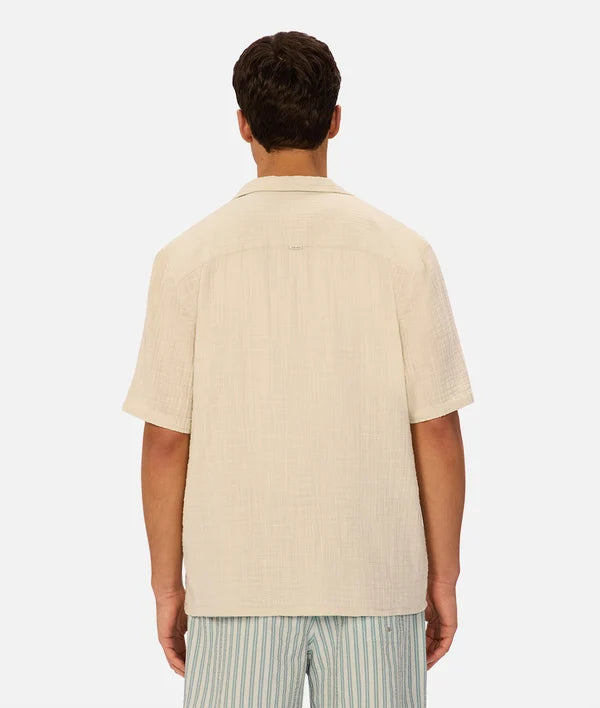 INDUSTRIE - The Seguro Short Sleeve Shirt - DUCK EGG