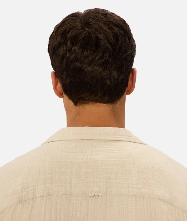 INDUSTRIE - The Seguro Short Sleeve Shirt - DUCK EGG