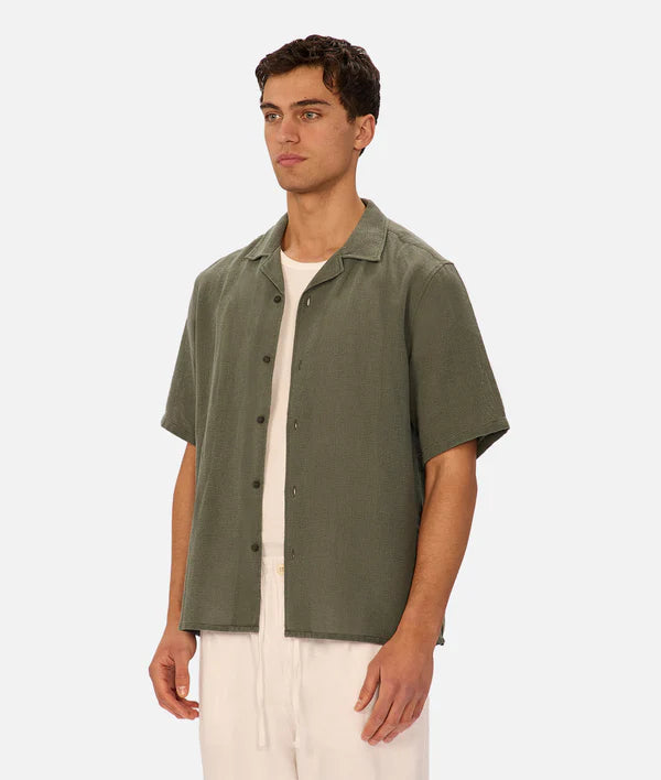 The Marbella Short Sleeve Shirt - Everglade
