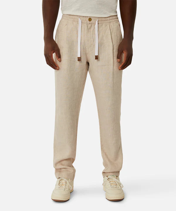 INDUSTRIE - The Capri Linen Pant - YD WHEAT