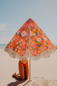 SALTY SHADOWS - Bloom Aluminium Beach Umbrella