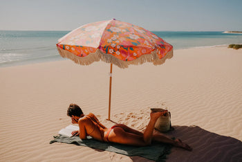 SALTY SHADOWS - Bloom Aluminium Beach Umbrella