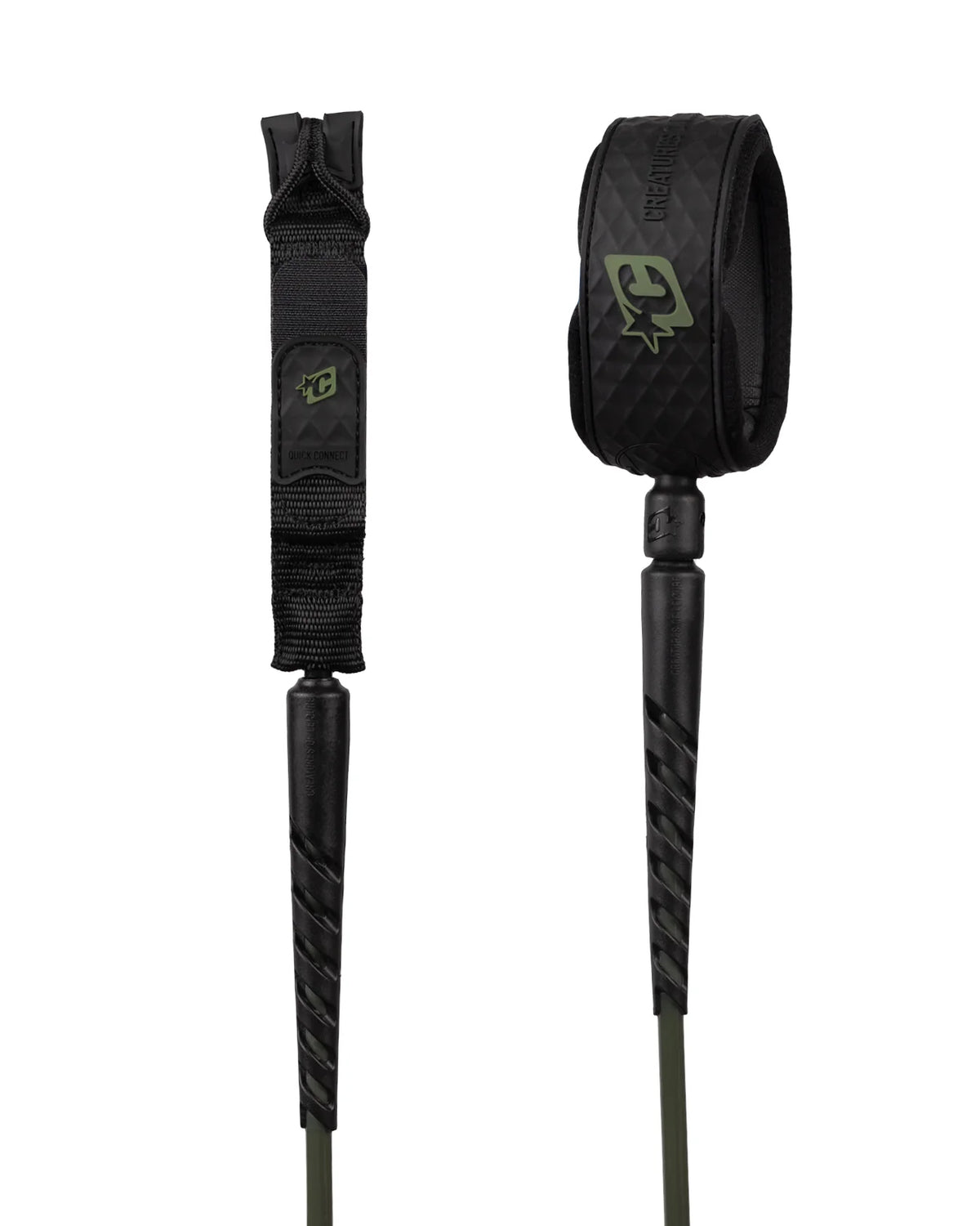 Creatures of Leisure RELIANCE 2.0 | Longboard Standard Duty Ankle | 9ft Leash
