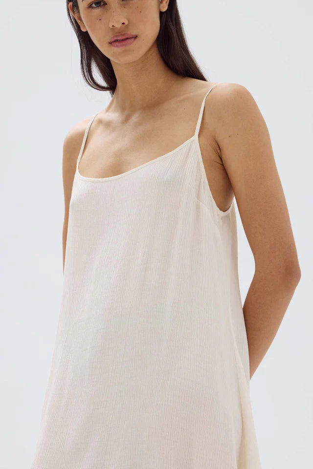 ASSEMBLY LABEL - Lani Crinkle Maxi Dress - STONE