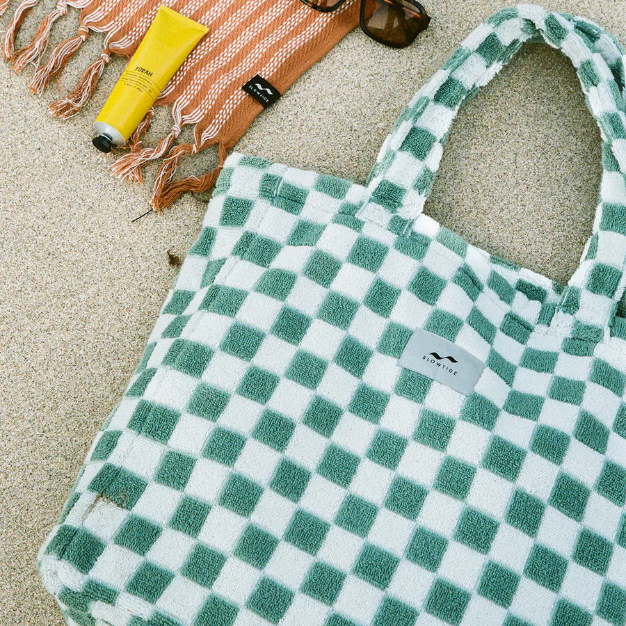 SLOWTIDE - Mate Terry Tote - Sage