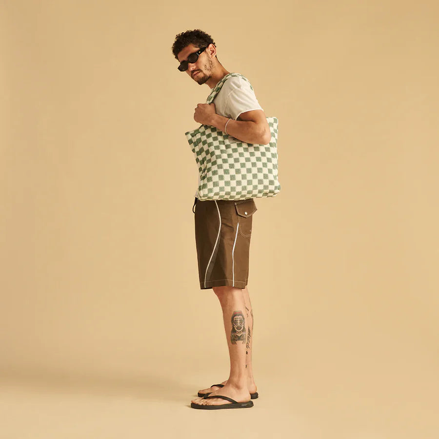 SLOWTIDE - Mate Terry Tote - Sage