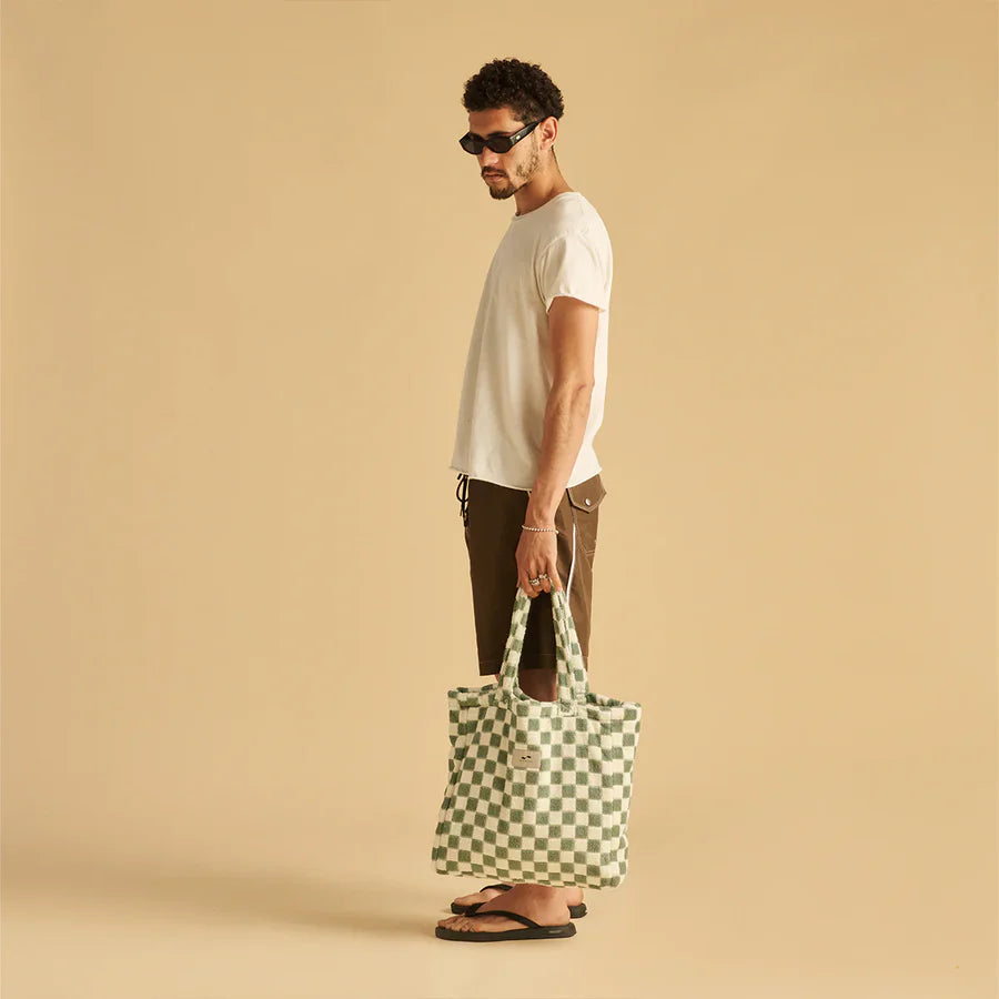 SLOWTIDE - Mate Terry Tote - Sage