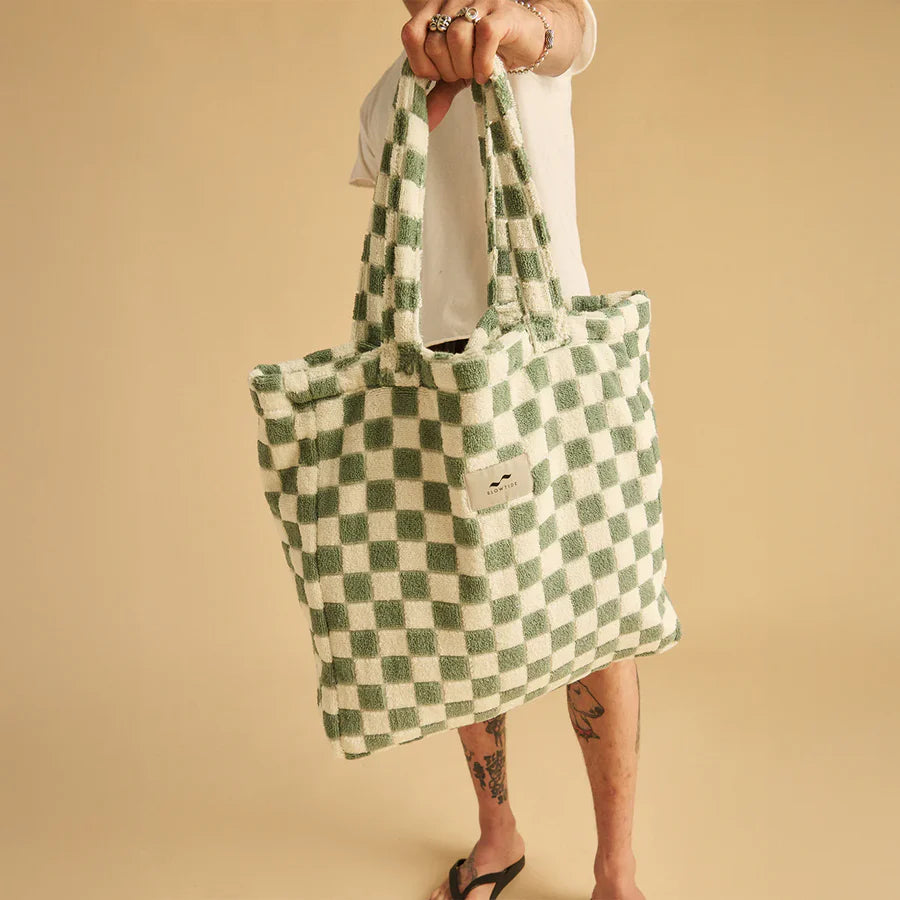 SLOWTIDE - Mate Terry Tote - Sage