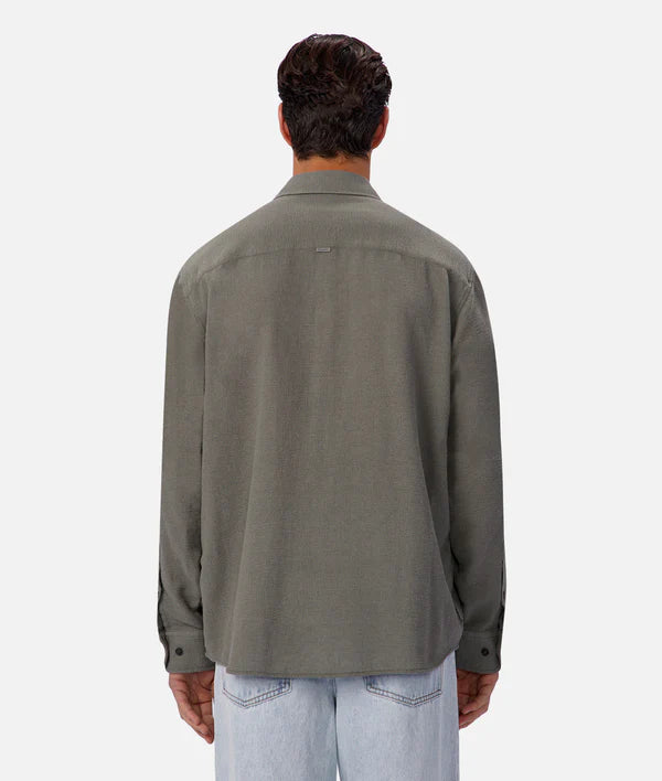 INDUSTRIE - The Marbella Long Sleeve Shirt - Everglade