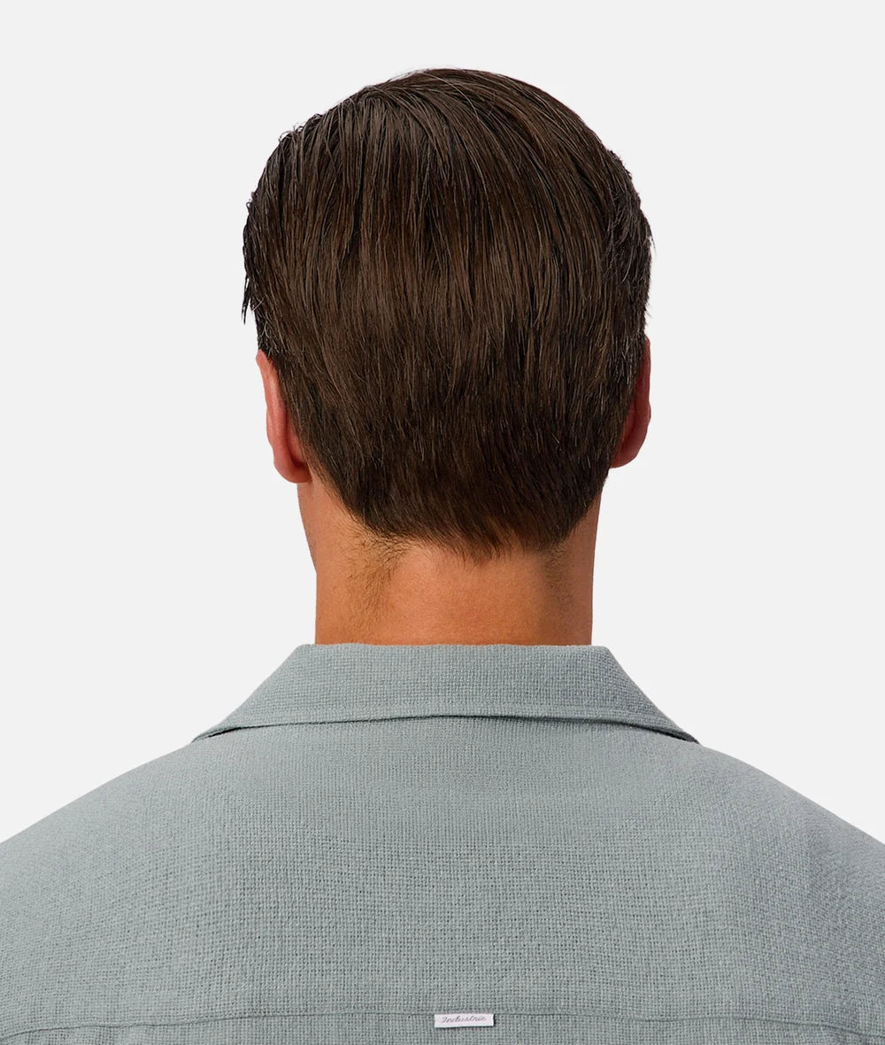 INDUSTRIE - The Check Marbella Short Sleeve Shirt - OPAL
