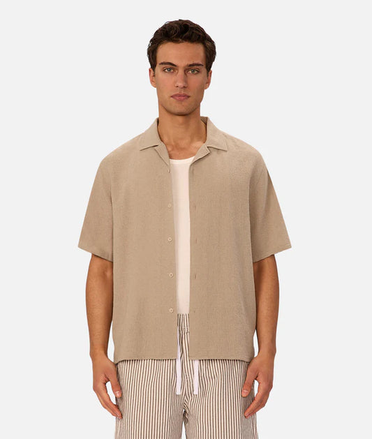 INDUSTRIE - The Marbella Short Sleeve Shirt - Rhino