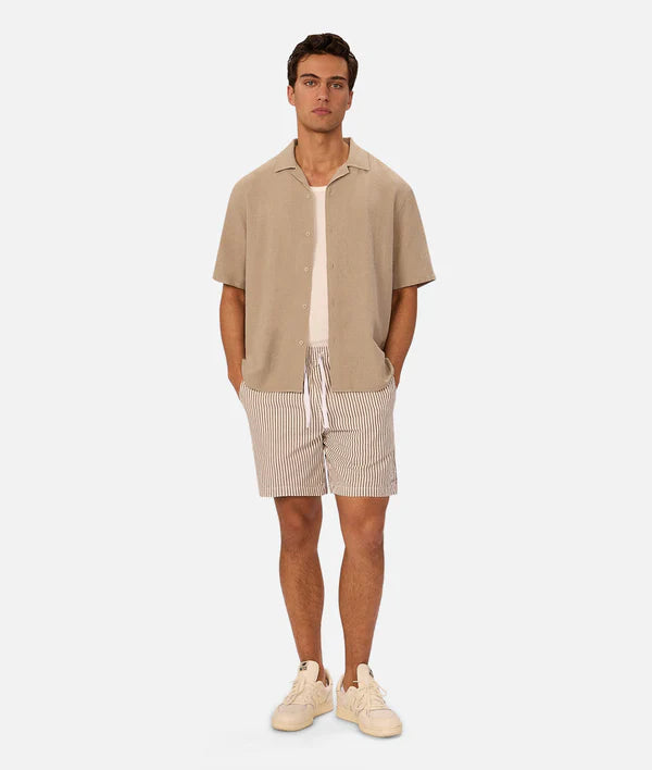 INDUSTRIE - The Marbella Short Sleeve Shirt - Rhino