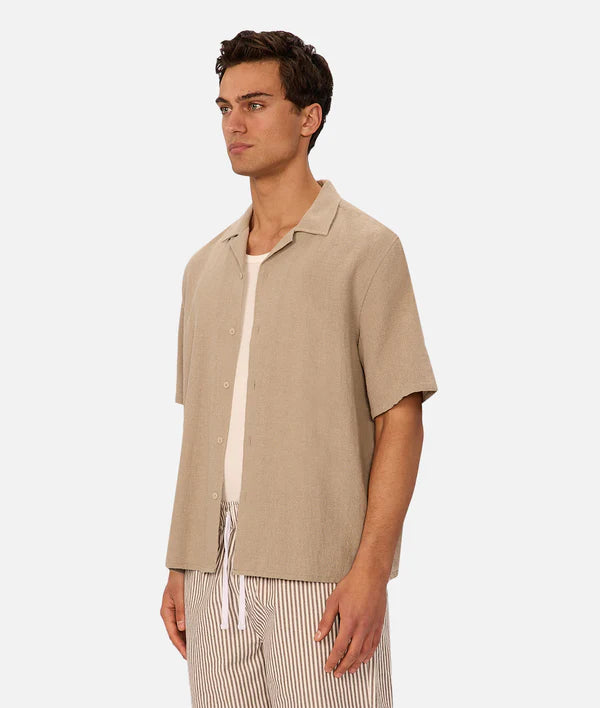 INDUSTRIE - The Marbella Short Sleeve Shirt - Rhino