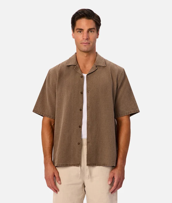 INDUSTRIE - The Marbella Short Sleeve Shirt - CUB