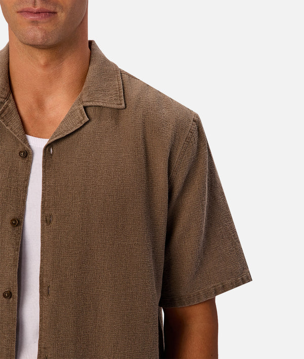 INDUSTRIE - The Marbella Short Sleeve Shirt - CUB