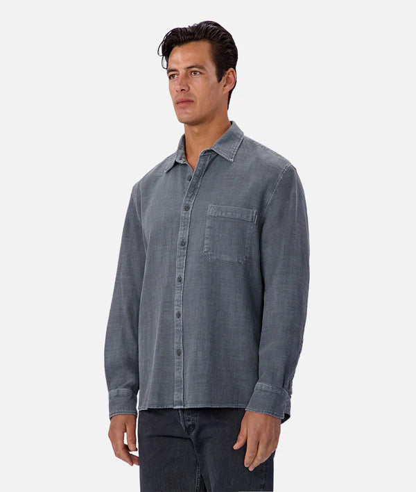INDUSTRIE - The Lisbon Long Sleeve Shirt - Blue Steel