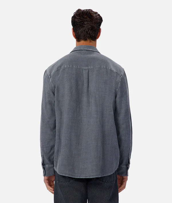 INDUSTRIE - The Lisbon Long Sleeve Shirt - Blue Steel