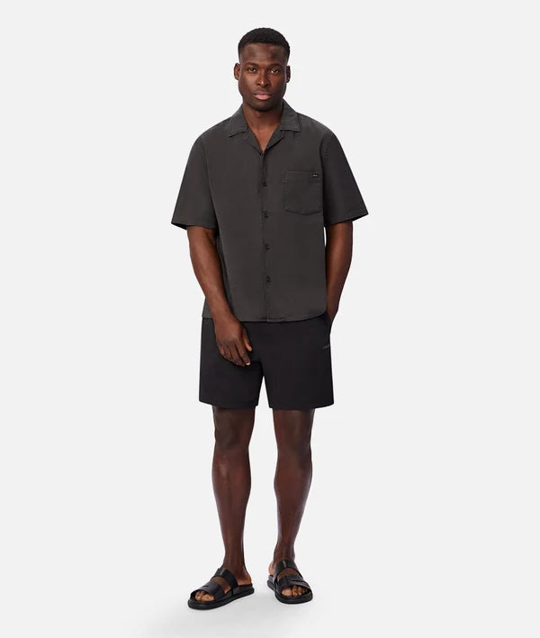 INDUSTRIE - The New Seersucker Swim Short - BLACK