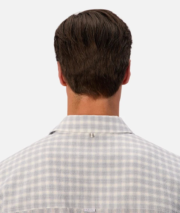 INDUSTRIE - The Santos Short Sleeve Shirt - Blue Combo