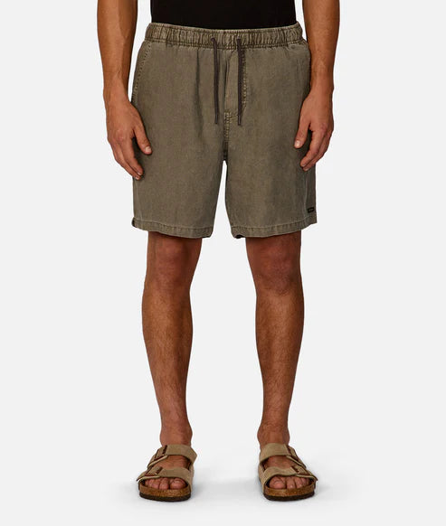 INDUSTRIE - Marina Linen Short -Shamrock