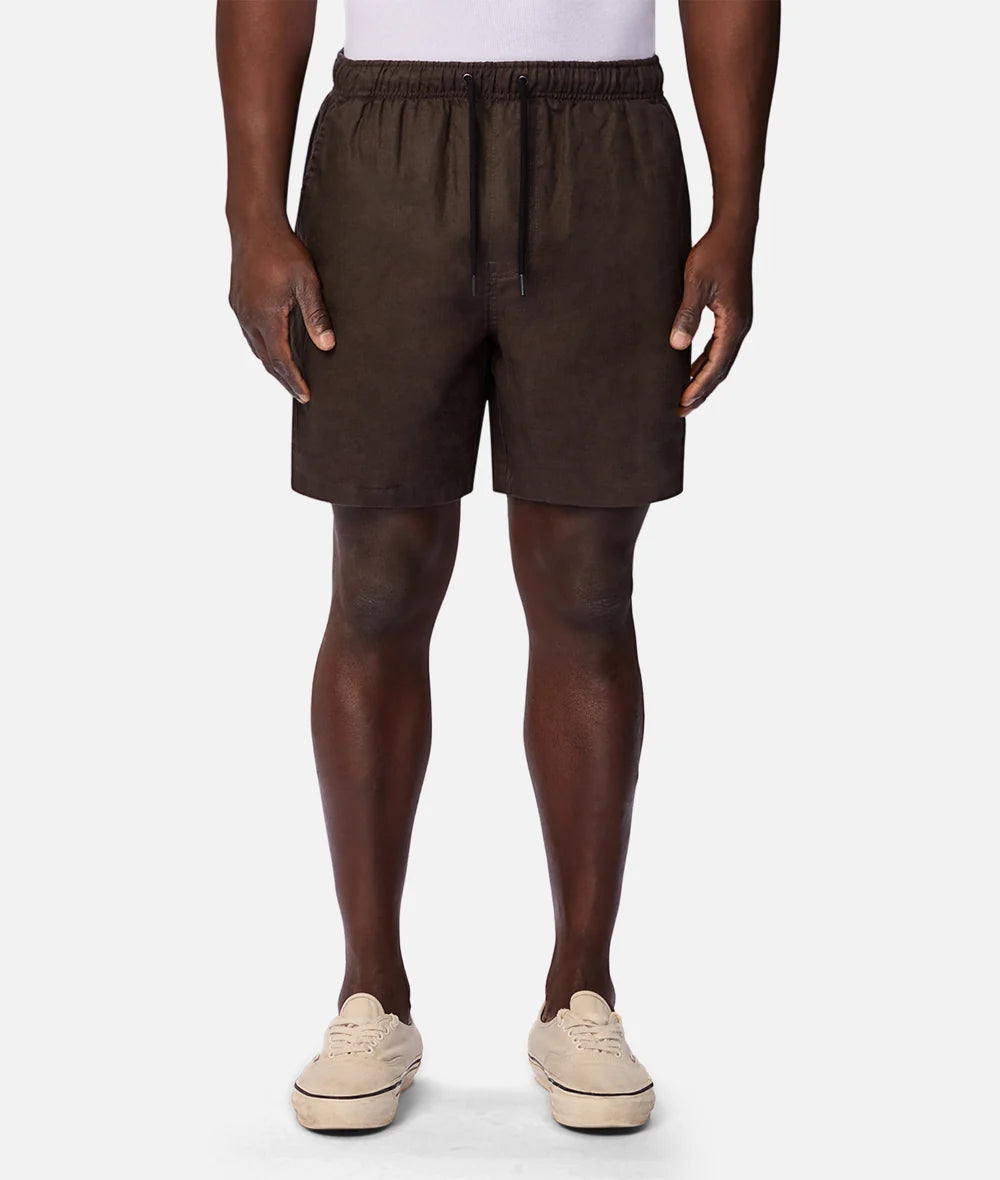 INDUSTRIE - The Marina Linen Short - DK FERN 27