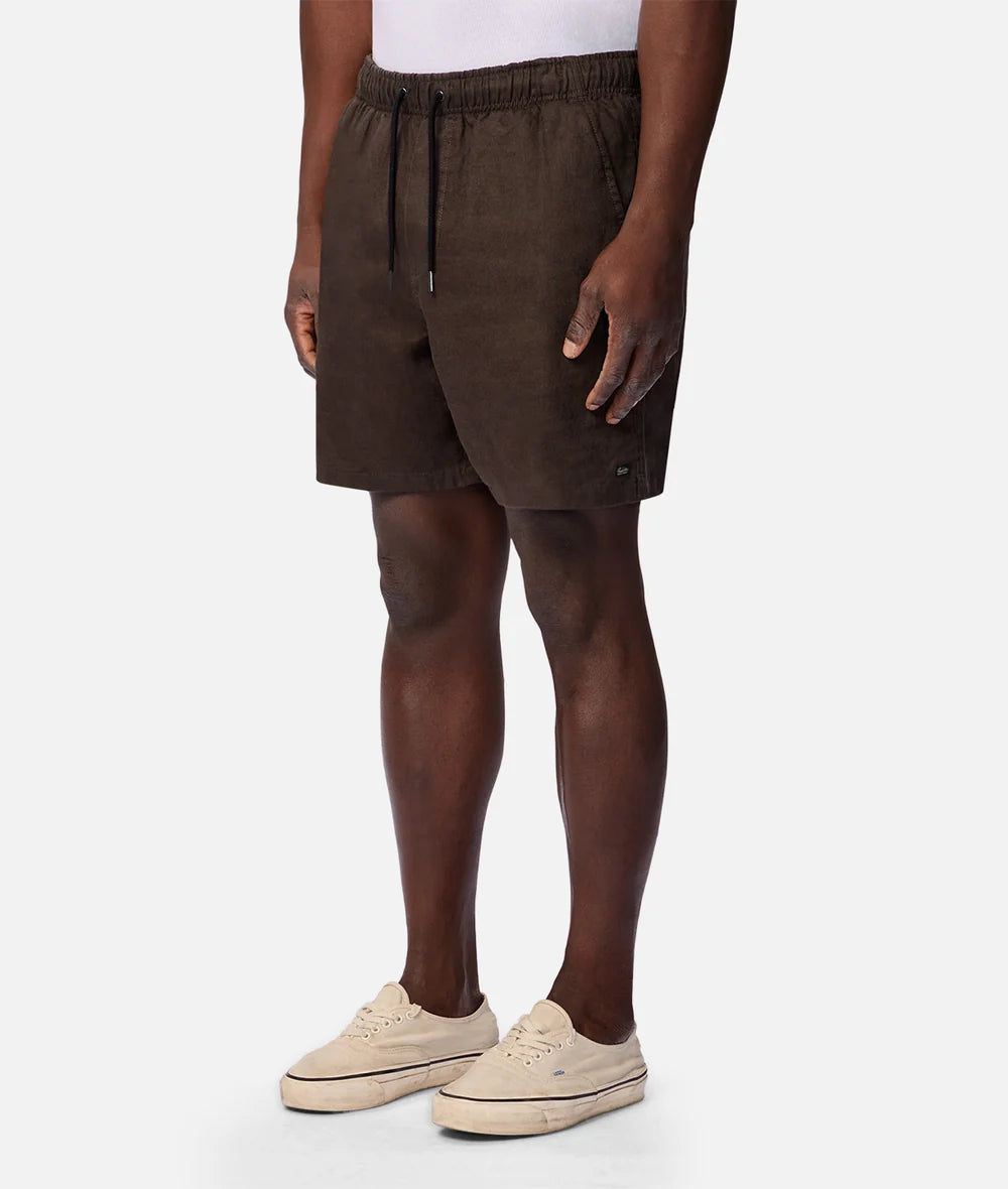 INDUSTRIE - The Marina Linen Short - DK FERN 27