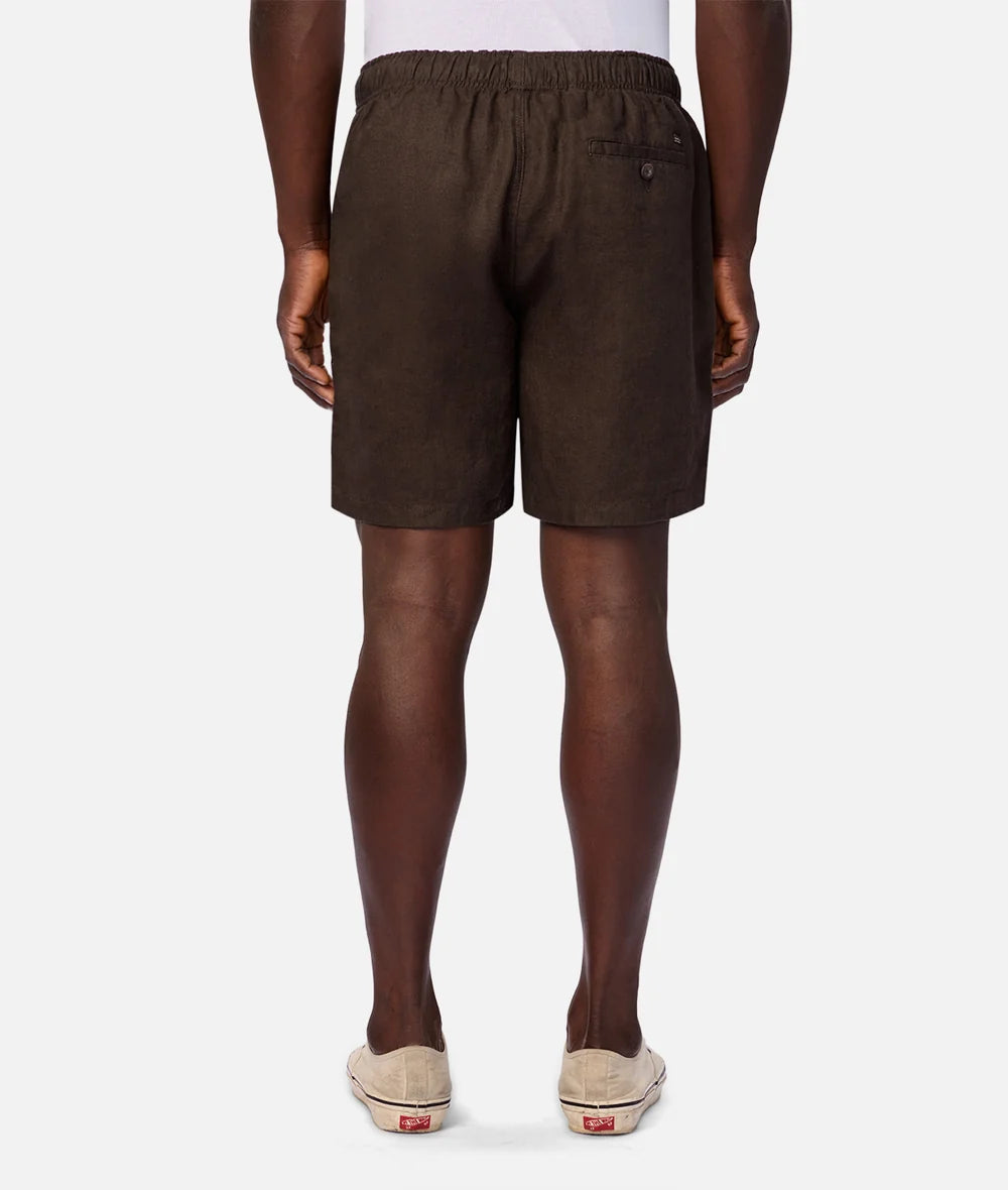INDUSTRIE - The Marina Linen Short - DK FERN 27