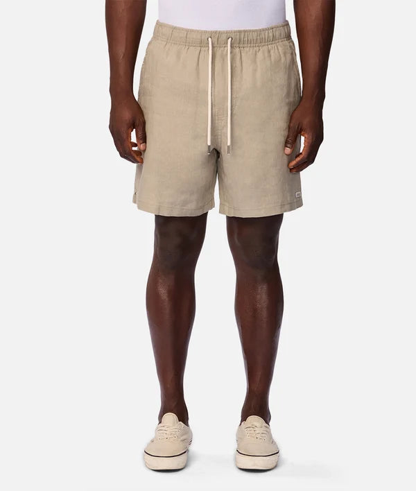 INDUSTRIE - The Marina Linen Short - MOSS