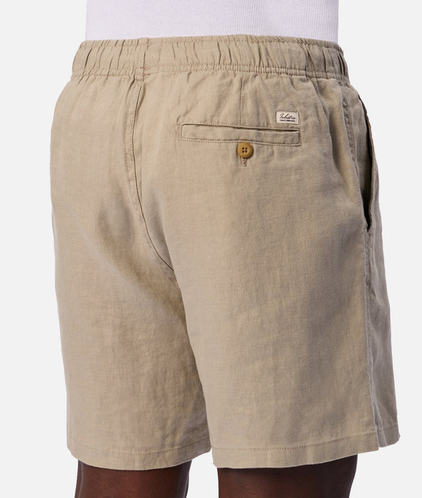 INDUSTRIE - The Marina Linen Short - MOSS