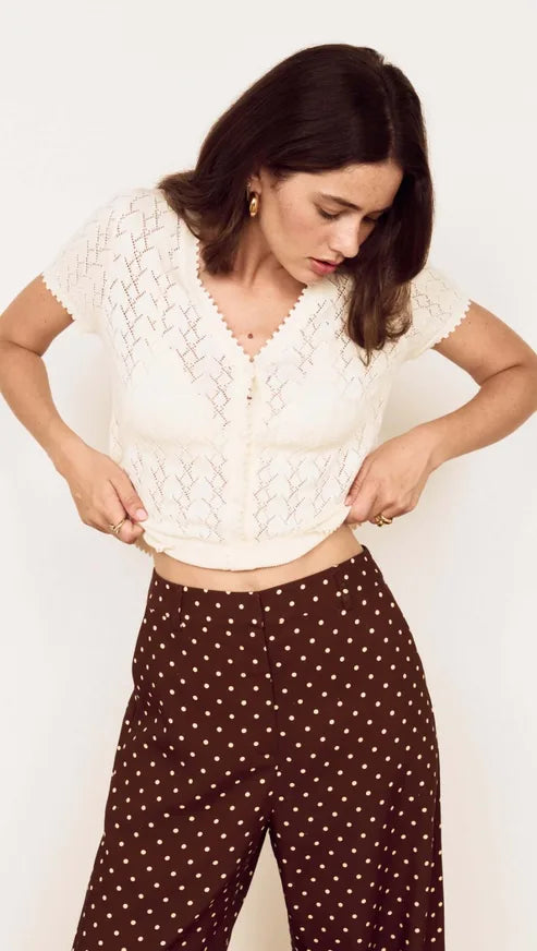 MINKPINK - Calla Knit Cardi - IVORY