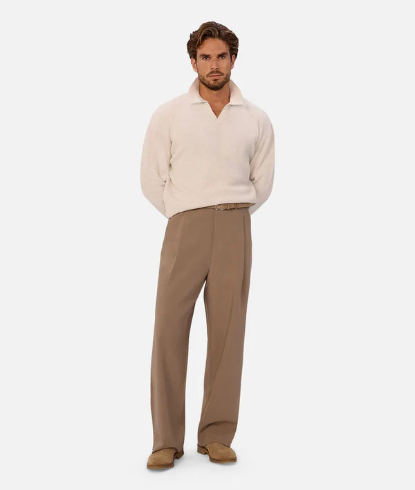 INDUSTRIE - The New England Polo Knit - IVORY