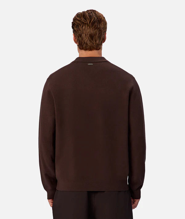 INDUSTRIE - The Wynslow Polo Knit - ASHWOOD
