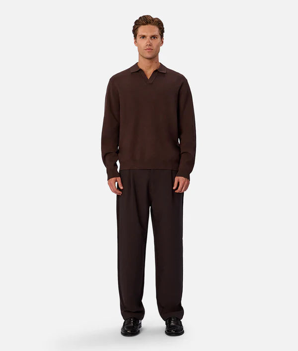 INDUSTRIE - The Wynslow Polo Knit - ASHWOOD
