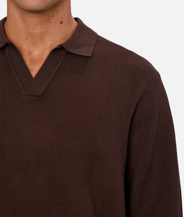 INDUSTRIE - The Wynslow Polo Knit - ASHWOOD