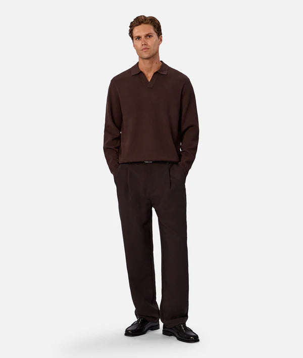 INDUSTRIE - The Wynslow Polo Knit - ASHWOOD