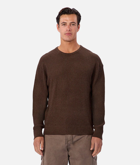 INDUSTRIE - The Philly Waffle Knit - Hazlenut