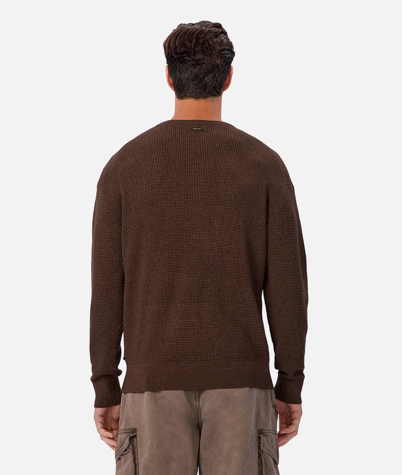 INDUSTRIE - The Philly Waffle Knit - HAZELNUT