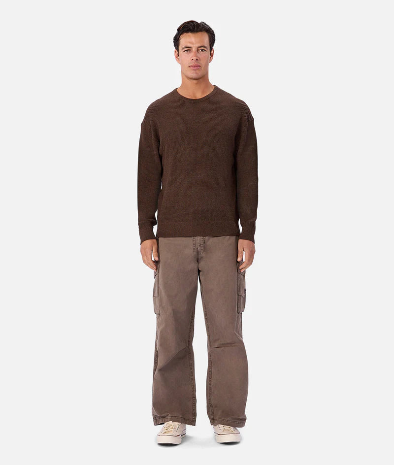 INDUSTRIE - The Philly Waffle Knit - HAZELNUT