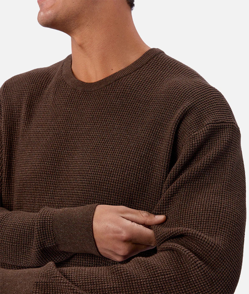 INDUSTRIE - The Philly Waffle Knit - HAZELNUT
