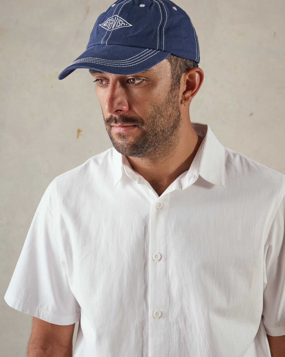 McTAVISH - Stitched Diamond Cap - DARK BLUE