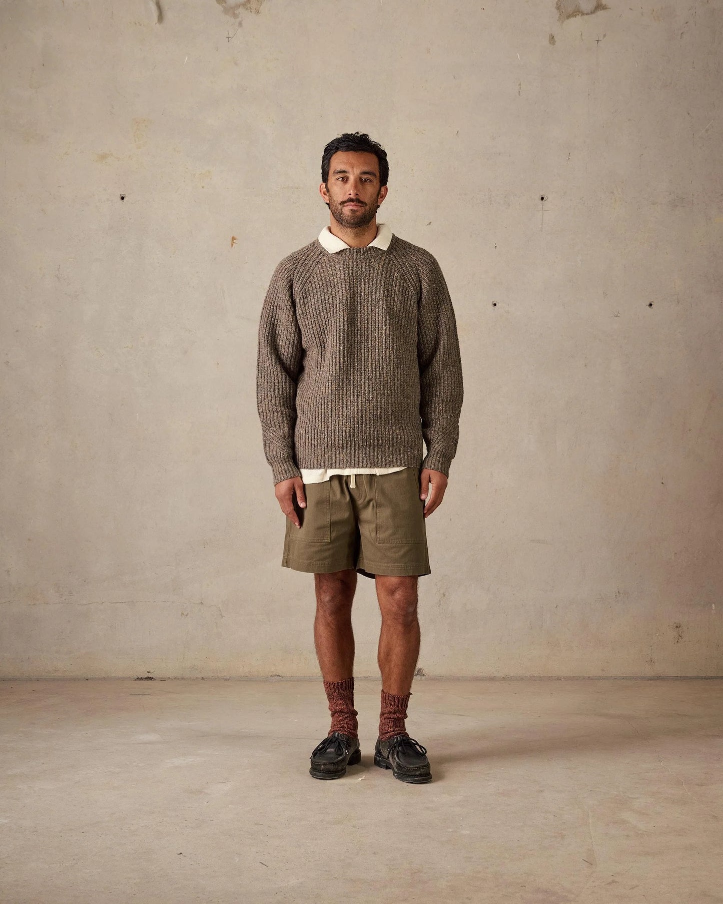 McTAVISH - Fisherman Knit Brown Multi