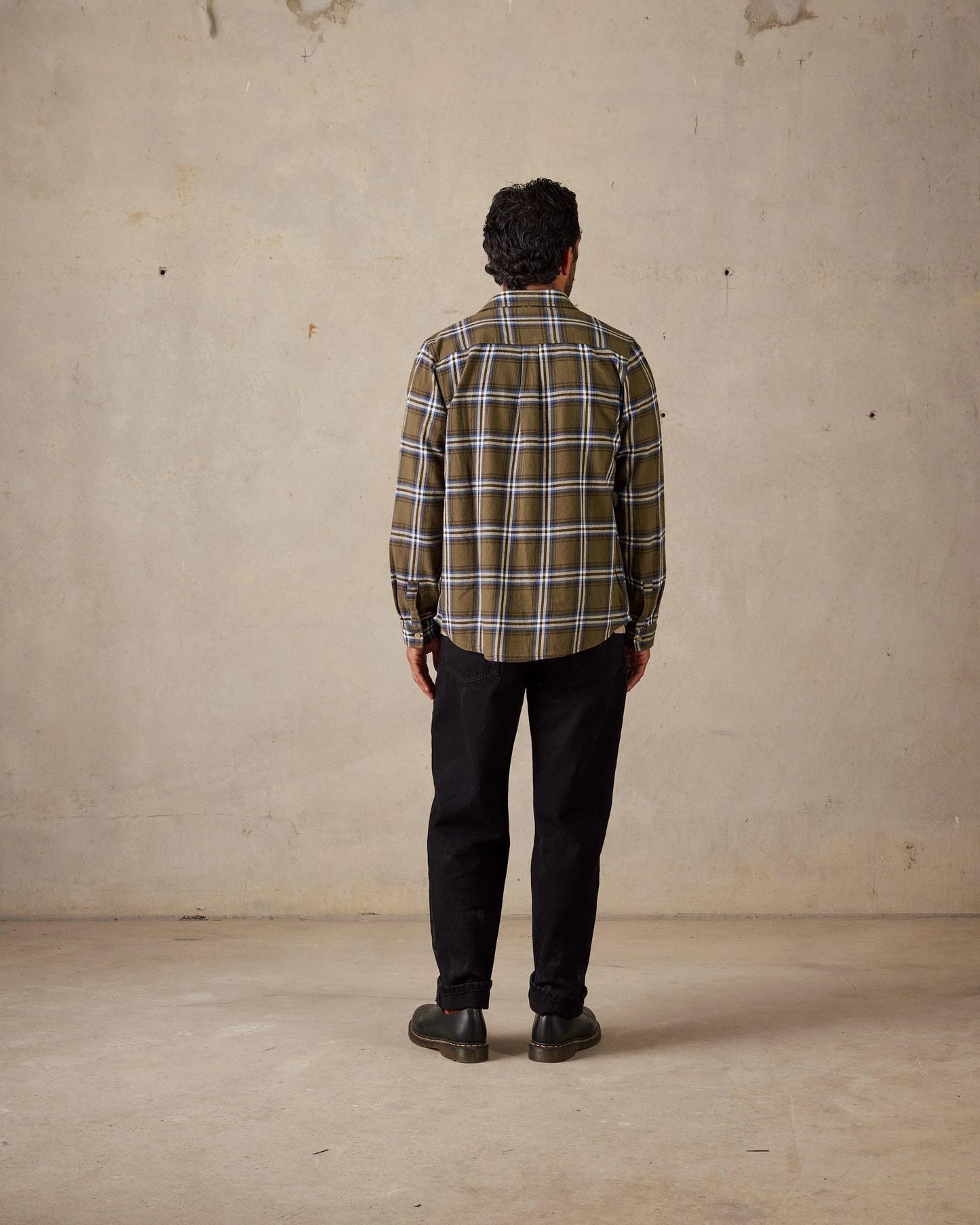 McTAVISH -Twin Pocket Flannel Shirt - GREEN MULTI
