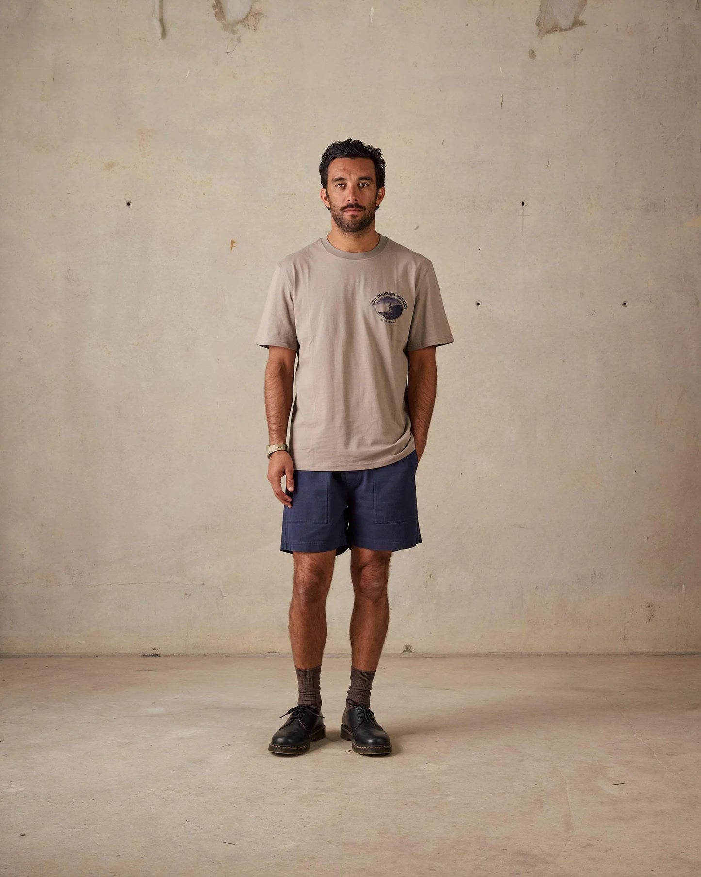 McTAVISH - Fully Hand Shaped Tee - GREY