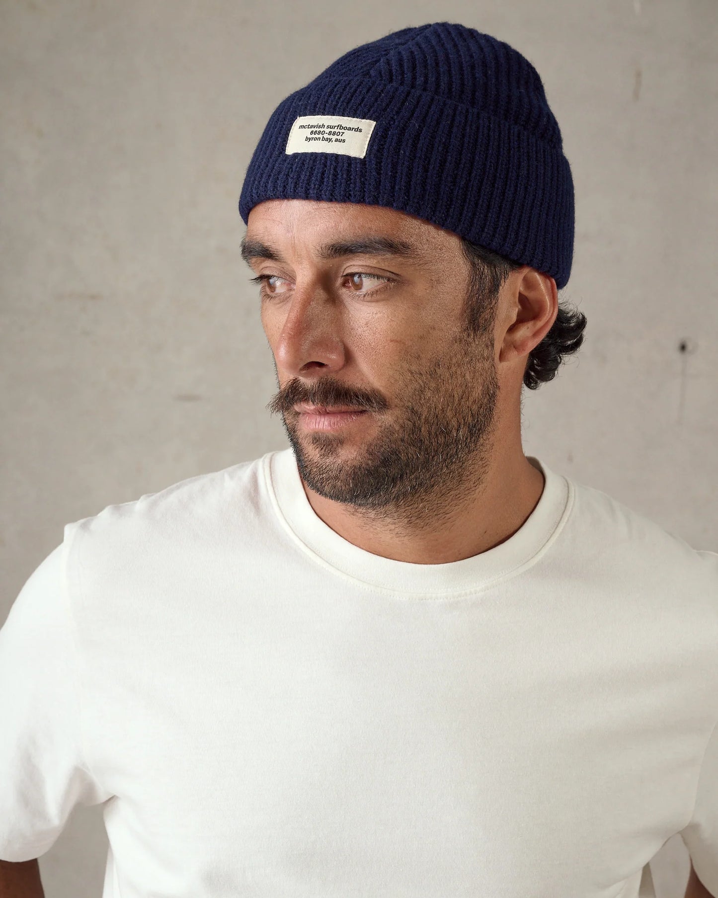 McTAVISH Fisherman Beanie Dark Blue