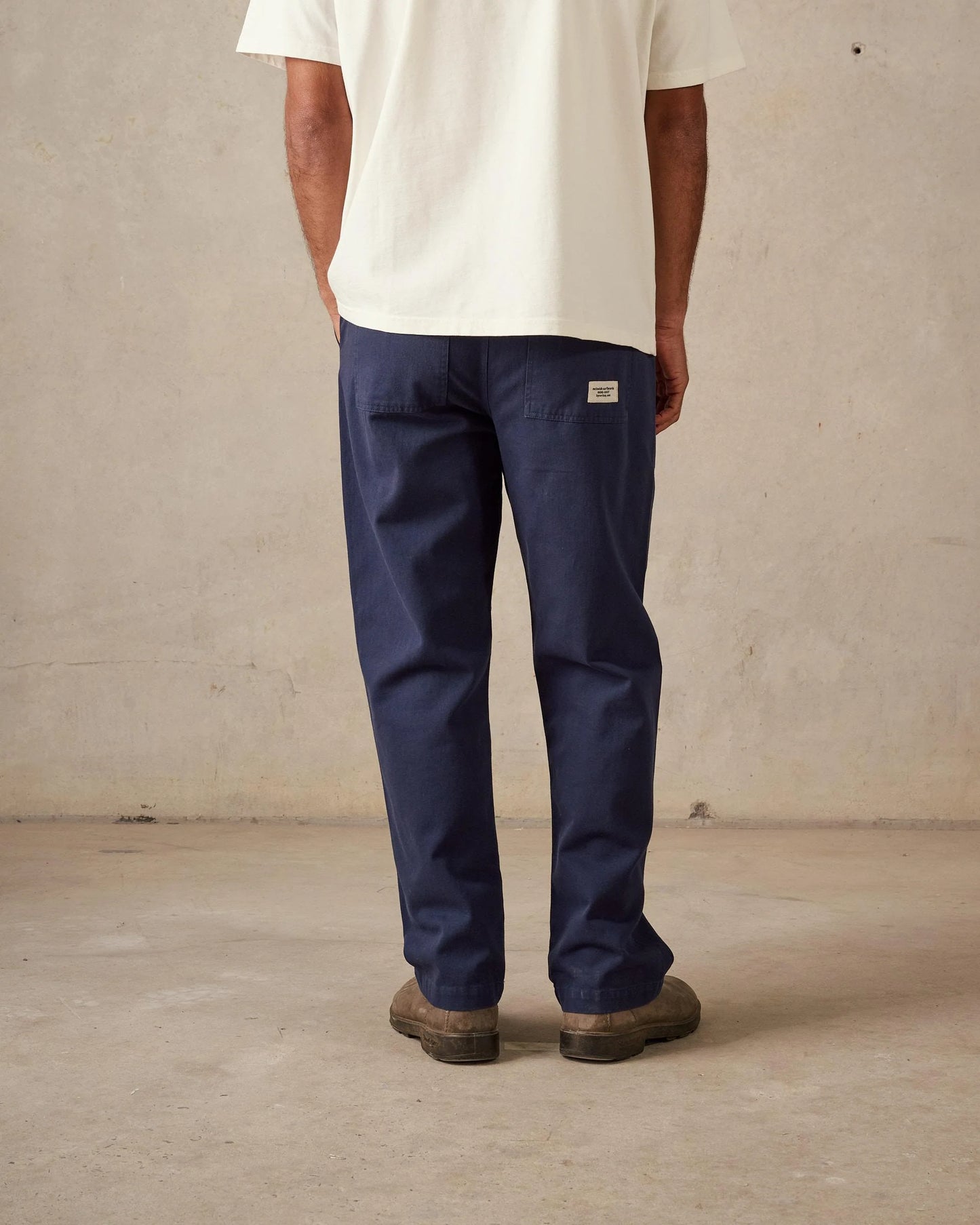 McTAVISH - Twill Pant - DARK BLUE