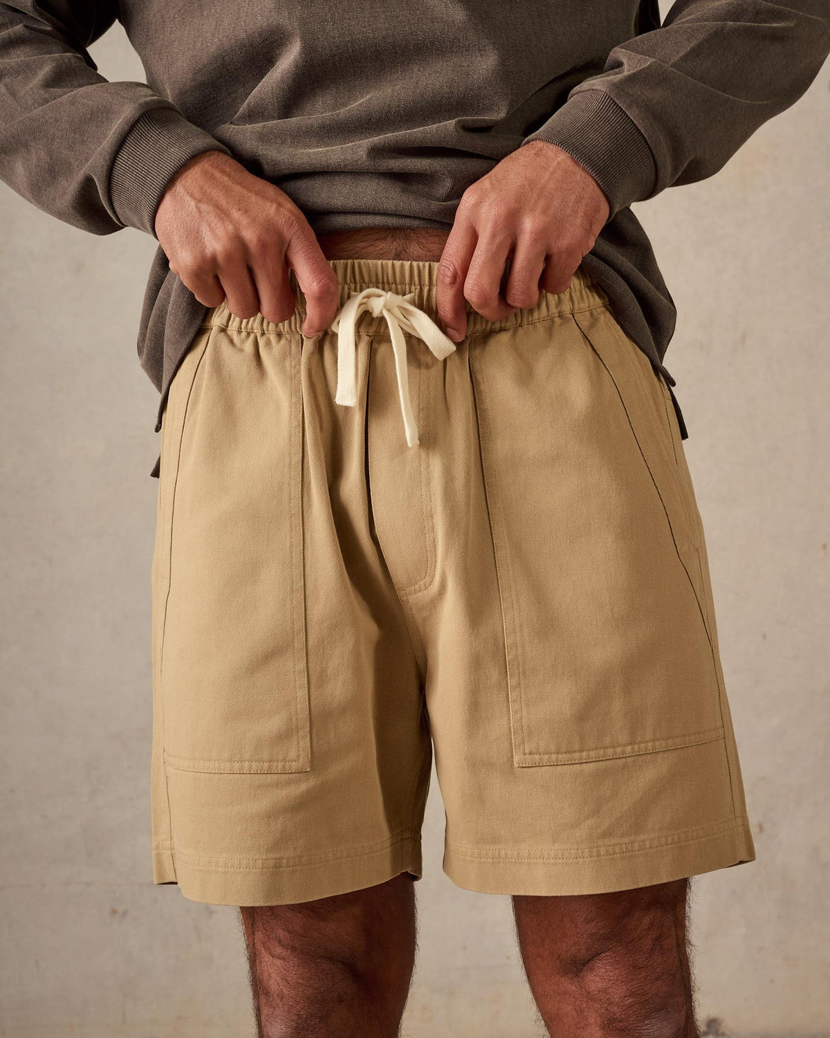 McTAVISH - Twill Shorts - TAN