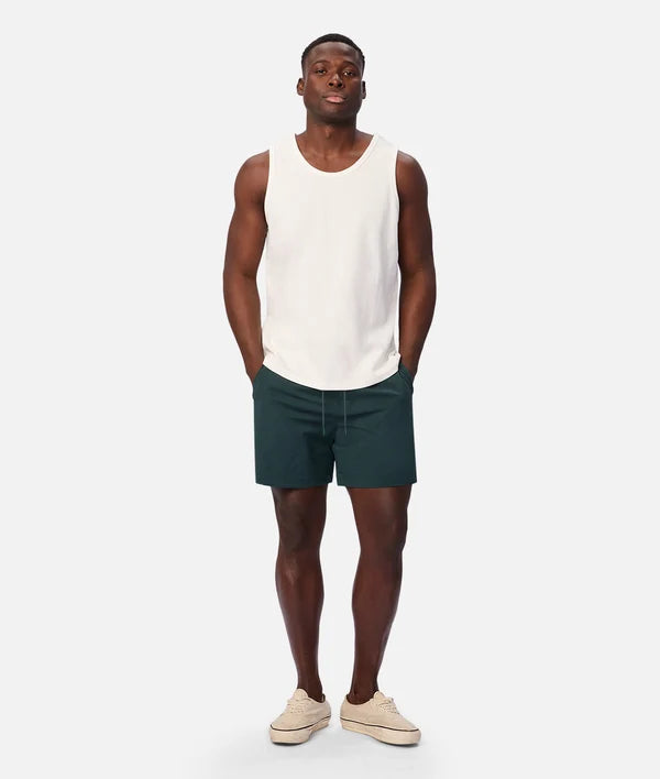 INDUSTRIE - The New Seersucker Swim Short - BLACK