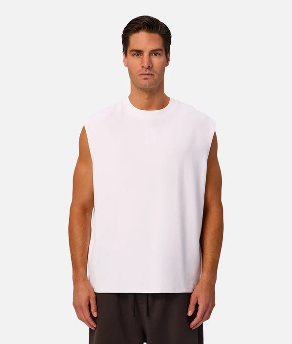 INDUSTRIE - The Tech Port Sleeveless Tee - White