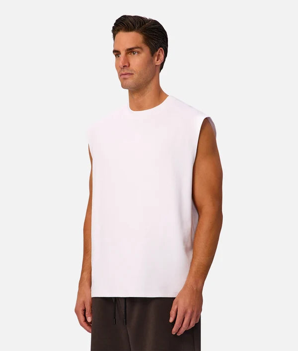 INDUSTRIE - The Tech Port Sleeveless Tee - White